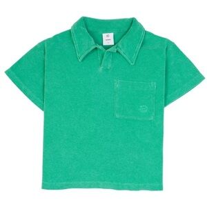 Wynken Boys Green Pulpo Polo Sail Shirt Size 6